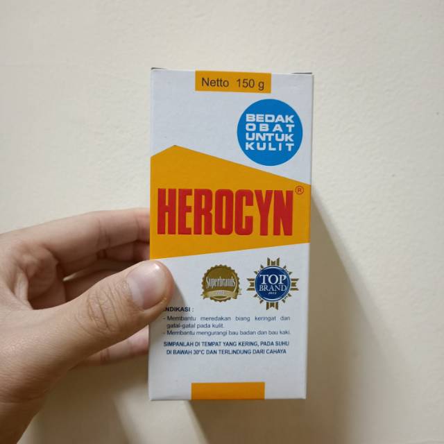 Bedak Herocyn Dewasa Ukuran 150 GR / 85 GR / 50 GR