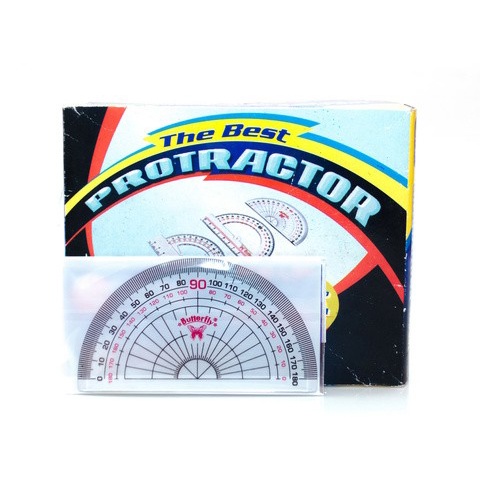 

Dijual [ Lusin ] Penggaris Busur 180 Derajat - Butterfly 10 Cm Murah! Terlaris