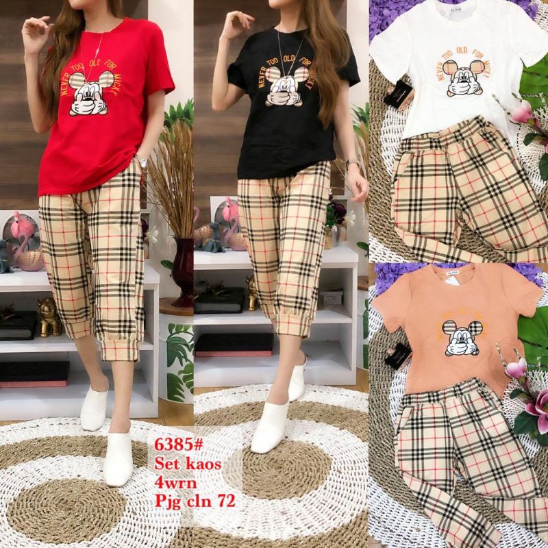 SETELAN KUHAN MOTIF MICKEY