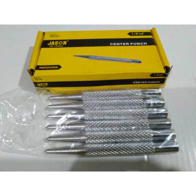 JASON drip center punch chrome 6 inch (harga per biji)