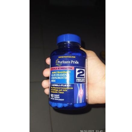 Puritan Triple Strength Glucosamine Chondroitin 90 kapsul Puritan’s Pride