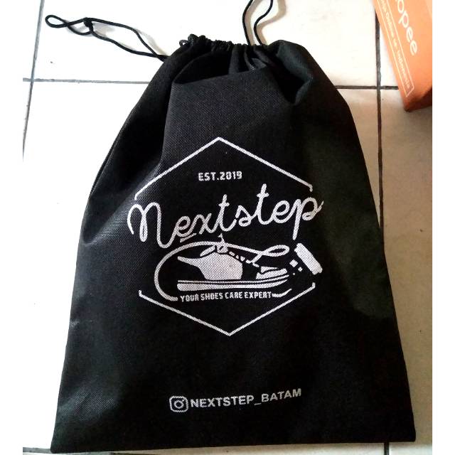 Tas serut dustbag sepatu 30x35 sablon