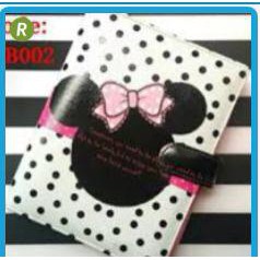 

Binder Mickey mouse polkadot