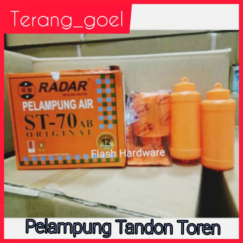 Radar ST-70AB Asli Hologram Pelampung Tandon Toren Level Air Otomatis / Pelampung Radar