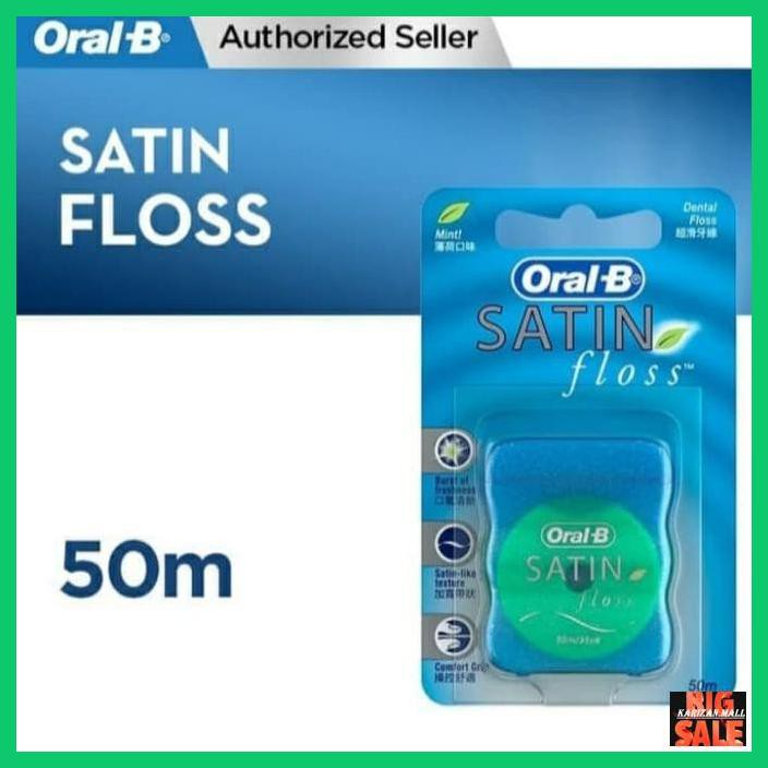 

igigkusut- oral b satin floss 50m 50 m -aslii.