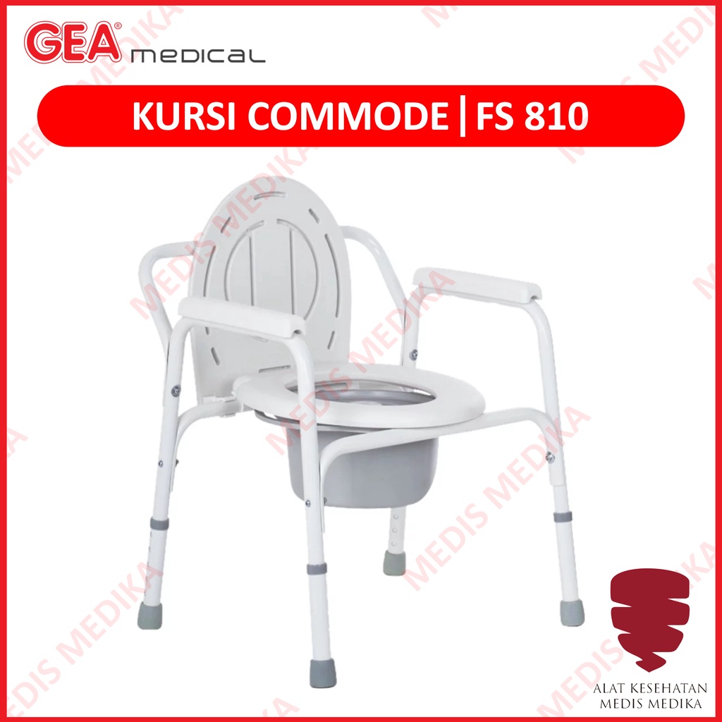 Kursi Duduk BAB FS810 Commode Chair Tanpa Roda Buang Air Bongkar Pasang FS 810