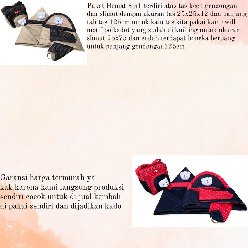 set perlengkapan bayi 3 in 1 termurah dan terlaris