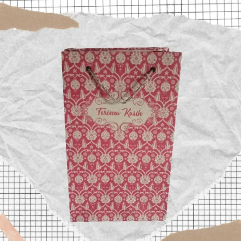 

PAPER BAG MOTIF BATIK TERIMAKASIH MERAH