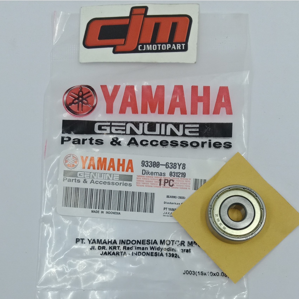 BEARING BAK CVT MIO YAMAHA 93300-638Y8 BERKUALITAS ORIGINAL