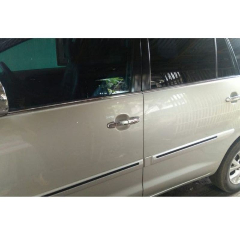 list LIS kaca samping pintu window liner toyota innova inova 2004 sampai 2015 CHROME crome 2005 2006 2007 2008 2009 2010 2011 2012 2013 2014