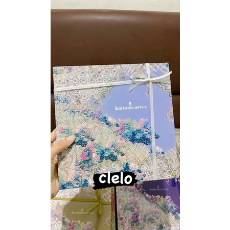 ButtonScarves The Sevilla series Cielo