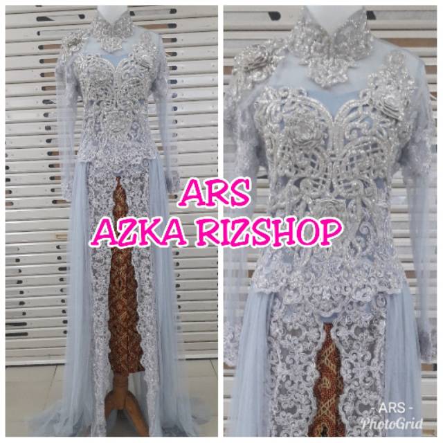 ATASAN GAUN PENGANTIN KEBAYA GAUN DOUBLE TILE KEBAYA PESTA KEBAYA PERNIKAHAN