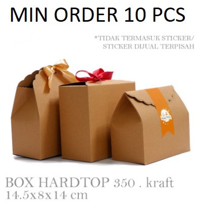 

CB02 14.5x8x14 Carla L Box Cookies Dus Kotak Toples Dessert Hardtop 350 gr Kue Kering Souvenir