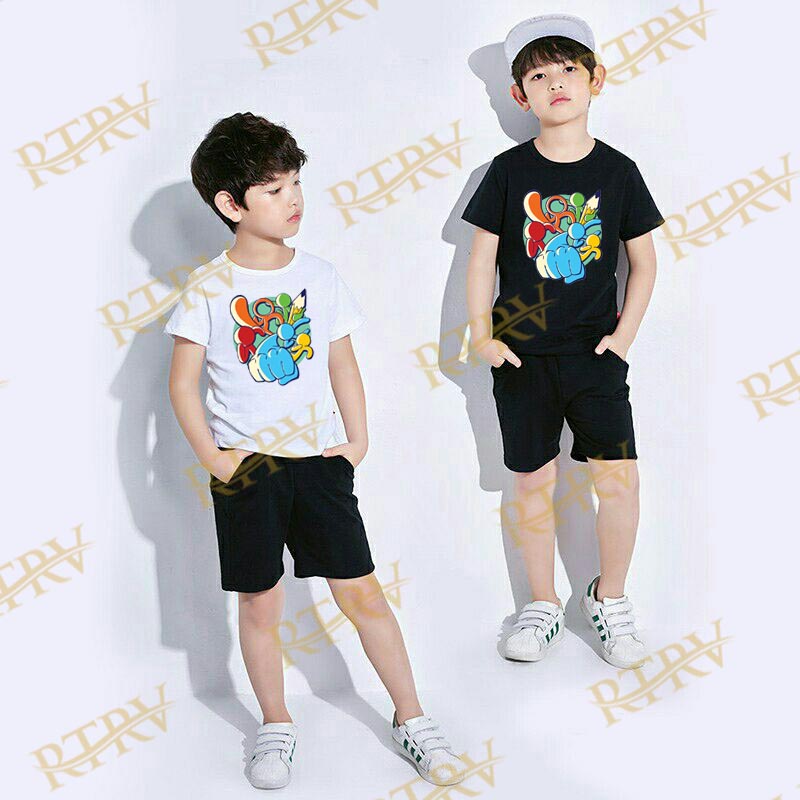 Baju Kaos Anak Anak Alan Becker Logo Youtube