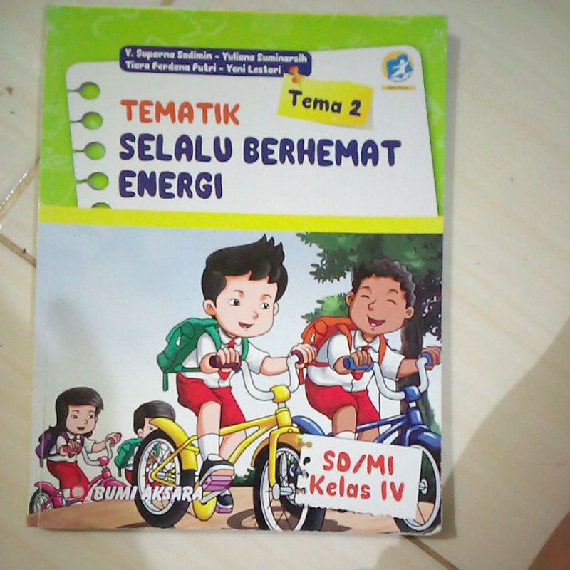 tematik selalu berhemat energi tema 2 kelas 4 SD