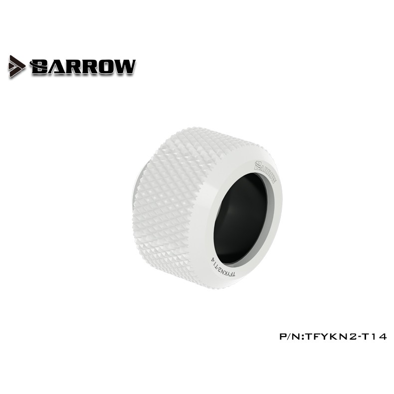 BARROW TFYKN2-T14 14mm OD Compression Fitting - White