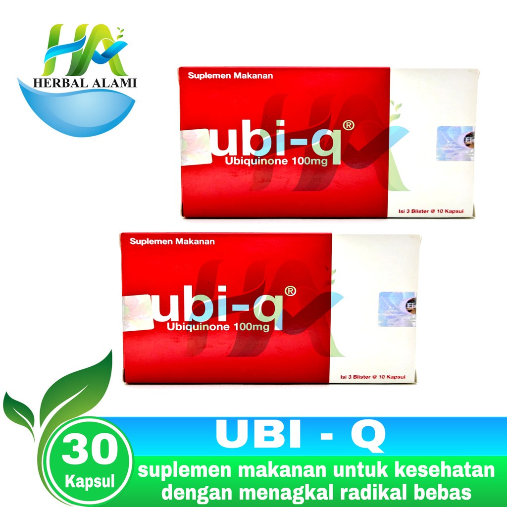 Ubi-q 100mg PERSETRIP - Suplemen Makanan