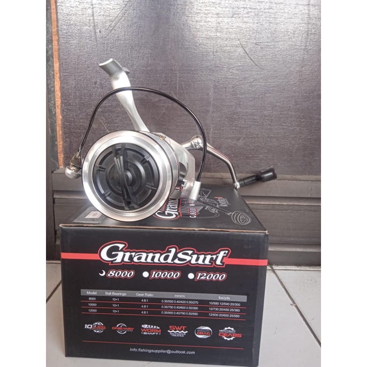 Reel Pancing Long Spool Kyoto Grand Surf 8000 10000 12000 10+1 BB
