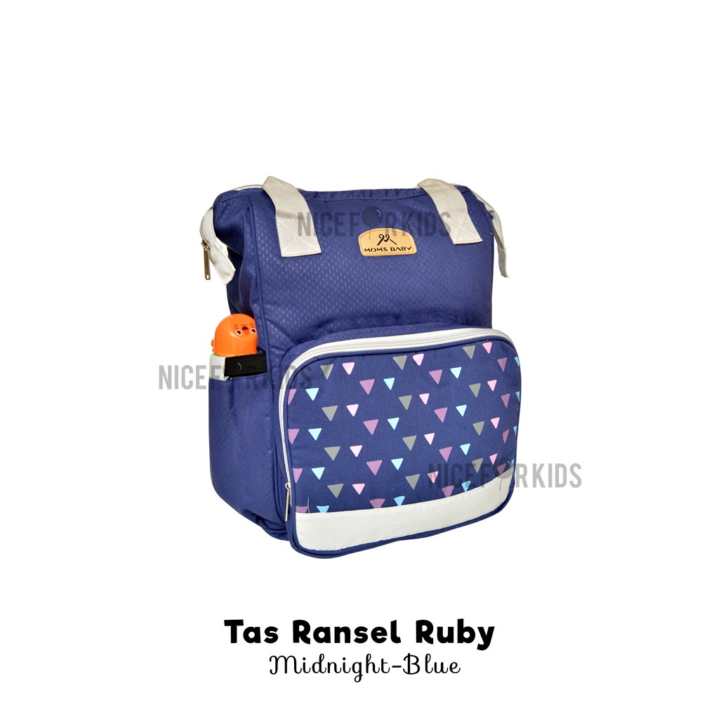 Mom's Baby Tas Bayi Ransel Besar Bayi Ruby Series MBT3042 / Tas Perlengkapan Bayi