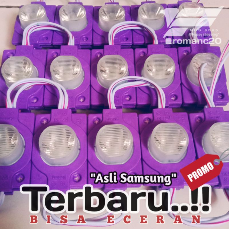 Lampu kolong eceran LED modul strip 1mata 12/24volt truck/bis/mobil lampu kolong/lampu bak