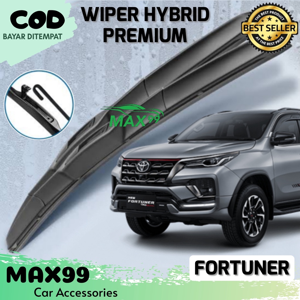 COD - WIPER HYBRID FORTUNER / WIPER HYBRID PREMIUM NEW FORTUNER / WIPER KACA HYBRID FORTUNER