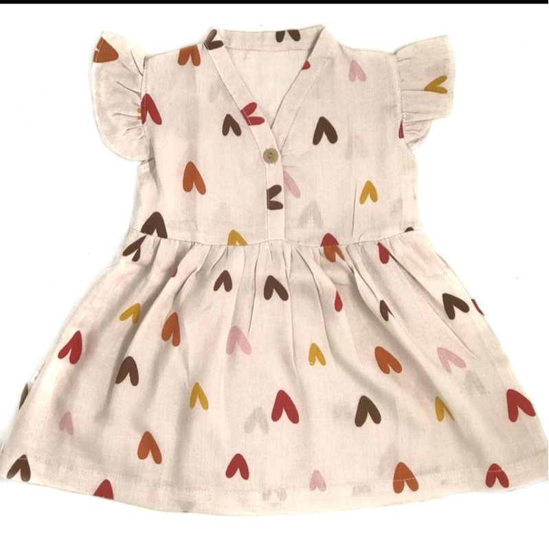 Dress Rayon Anak Bayi Perempuan / Dress Rayon Bayi / Daster Bayi / Daster Anak Perempuan / Dress Anak Termurah / Dress Bayi Termurah / Baju Bayi Terlaris / Baju Anak Terlaris / Pakaian Anak Murah / Pakaian Bayi Murah-Love 💕