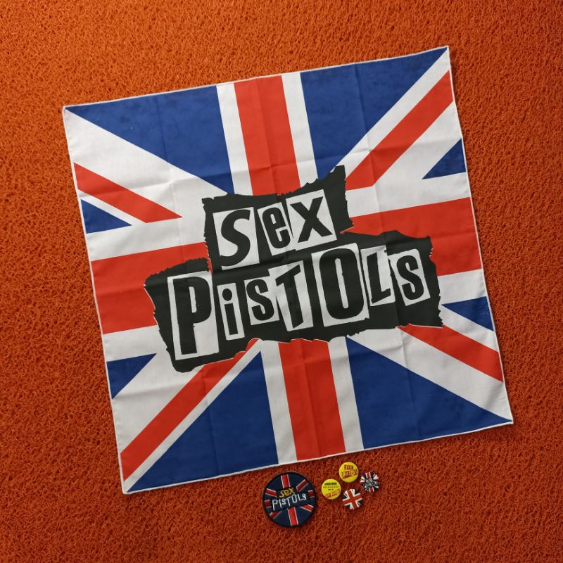 SLAYER BANDANA SEX PISTOLS SATU SET BEST QUALITY