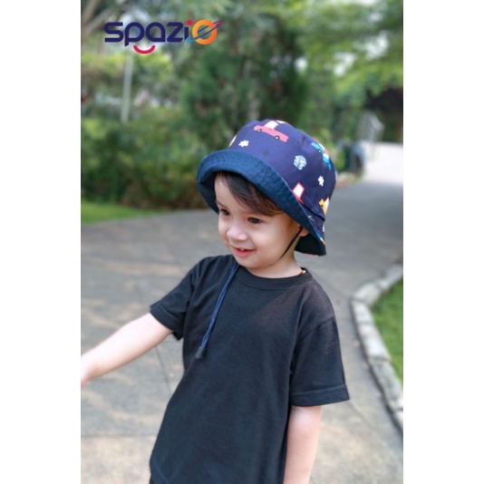 TOPI ANAK MURAH // TOPI ANAK BOLAK BALIK // BUCKET HAT BY SPAZIO ORIGINAL