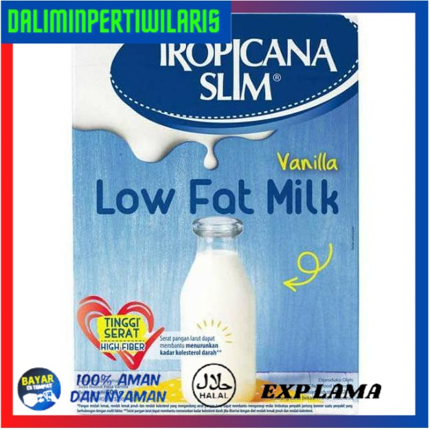 

( BISA COD ) TROPICANA SLIM SUSU LOW FAT VANILLA 500GR tropicana slim low fat susu diet TERBATAS