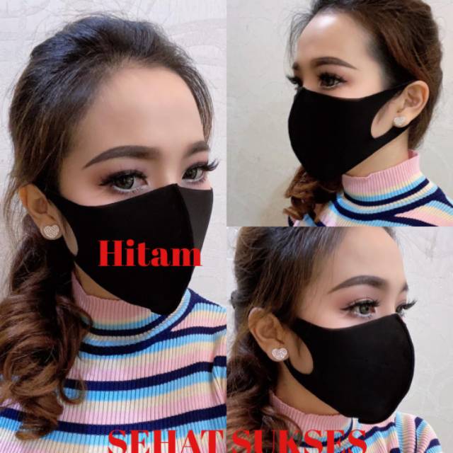 MASKER DEWASA SCUBA WASHABLE - BAHAN KAIN BAGUS DAN BISA DICUCI