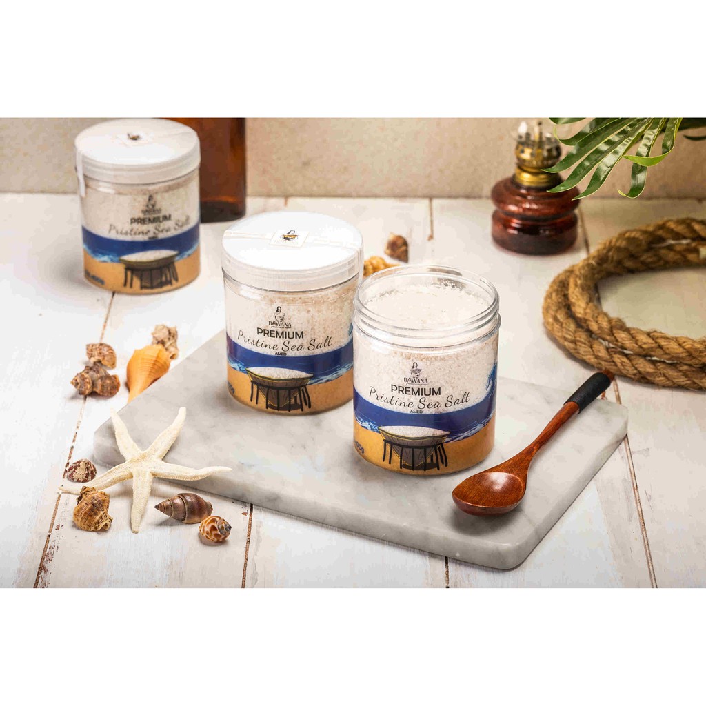 

Bawana Sea salt 400 gr – Garam Laut Murni Bali – Amed- rendah natrium