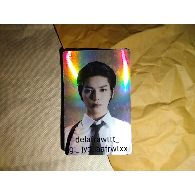 NCT 127 Official SG Benefit Aladin Photocard Taeyong