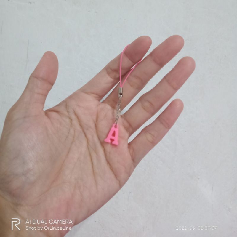 Phone Strap Inisial Gantungan Hp huruf