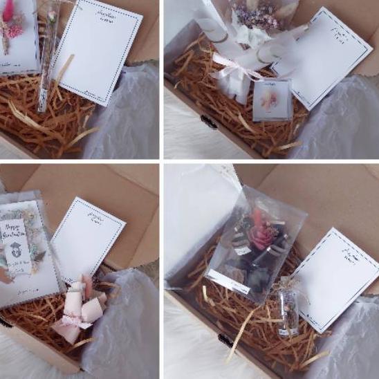 ✳ SPECIAL DRIED FLOWER BOX SPESIAL BUNGA KERING DALAM BOX FLORIST BUNGA BOUQUET BUKET ➺