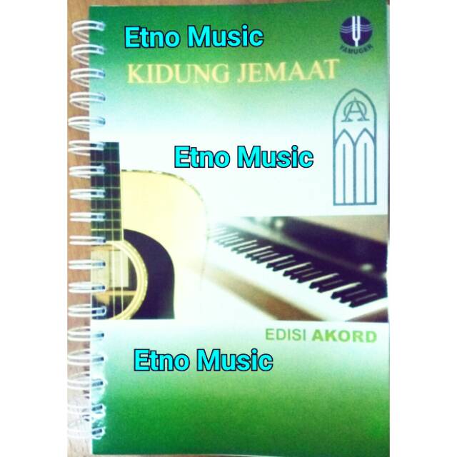 Buku Gitar Piano KJ - Kidung Jemaat - Edisi Akor