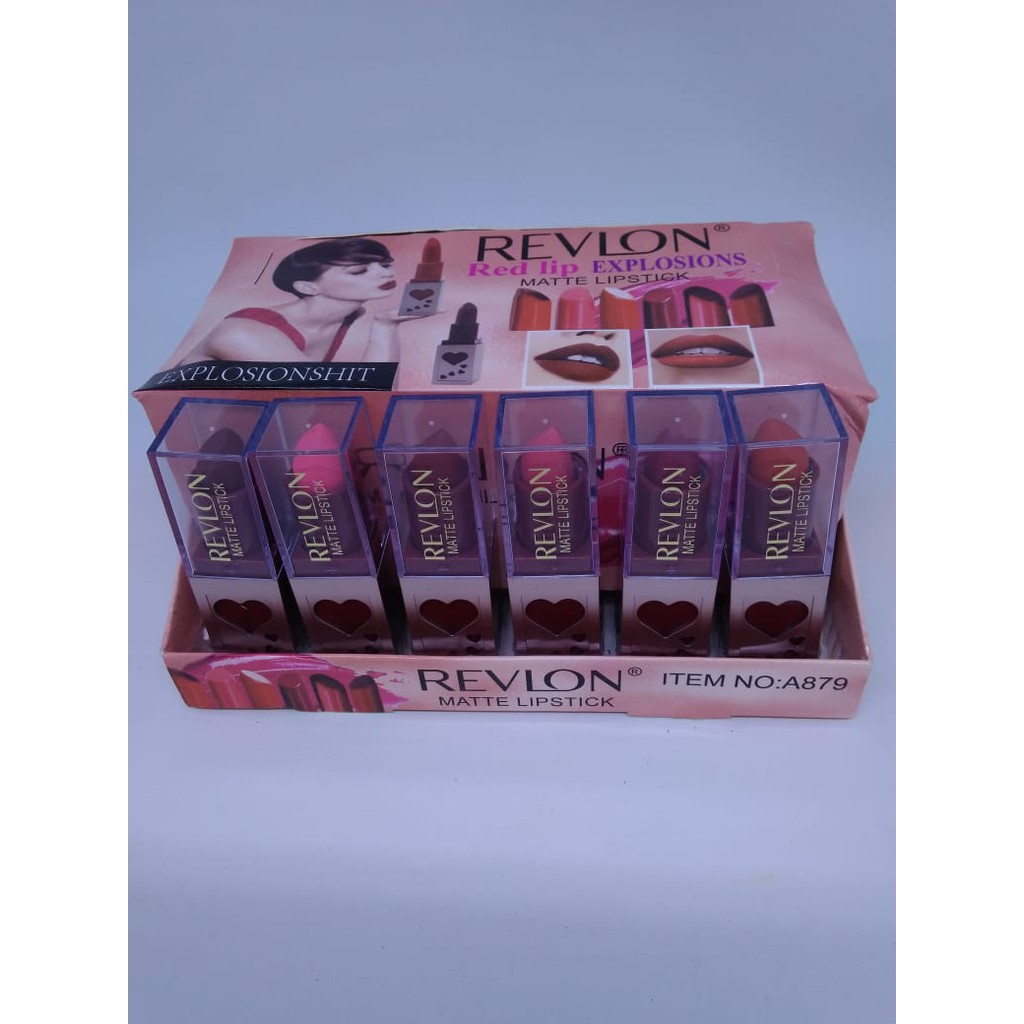 PER BOX  REVLON RED LIP EXPLOSIONS MATTE LIPSTICK NO A879