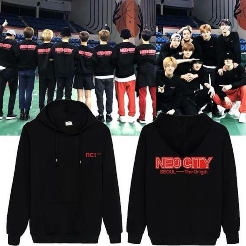 Jaket Hoodie Jumper NCT 127 NEO CITY Seoul Origin Free Foto