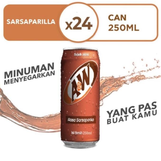 

[COD] A&W KALENG 330 ML KARTONAN /DUS Sarsaparila /AW Root Beer/RootBeer [COD]