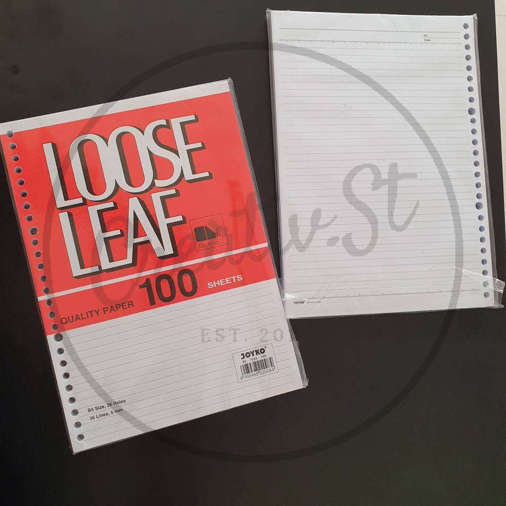 Jual Loose Leaf B5 100 Joyko | Shopee Indonesia