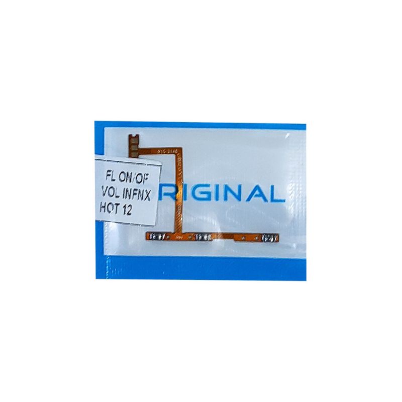 FLEXIBLE FLEXIBEL TOMBOL ON OFF VOLUME POWER INFINIX HOT 12 X6817 ORIGINAL