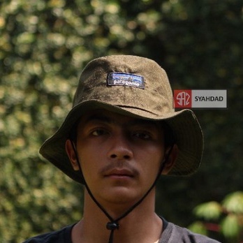 Topi rimba Patagonia pria wanita outdoor topi gunung tali distro