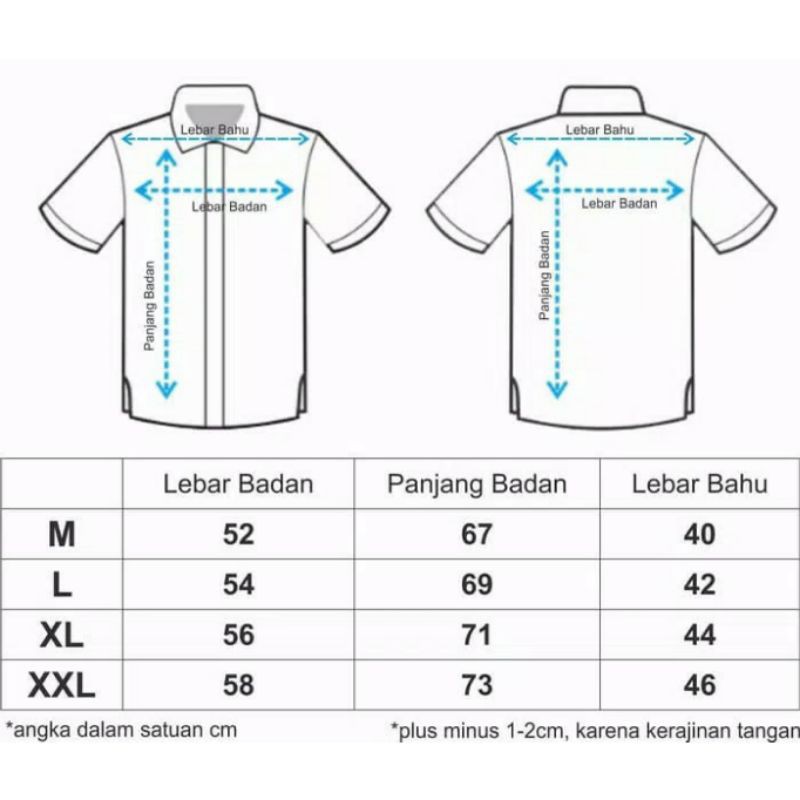 Seragam kerja / Seragam karyawan / seragam pilkada