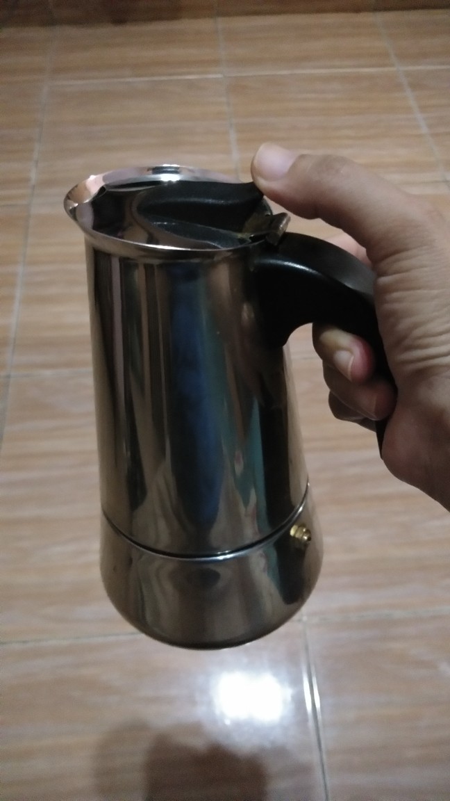 Espresso Maker Moka Pot Stainless Teko Kopi