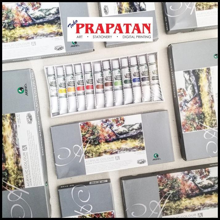 

Maries Acrylic Color / Cat Akrilik Set 12 Warna