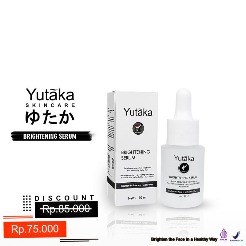 1 Paket Yutaka Cosmetik Facial Wash/Toner/Serum/Day Cream/Night Cream