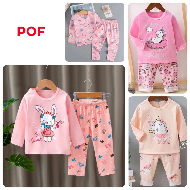 Mitolshop - Baju tidur/ piyama impor anak/ setelan lengan panjang anak/ baju ku bao/ kubao