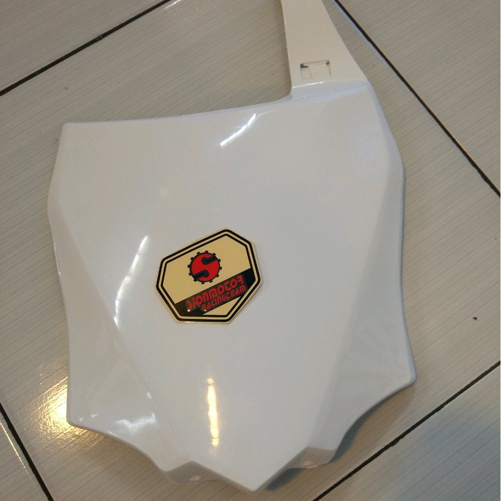 

Cover Plat Nomor Kawasaki KX 85 Putih