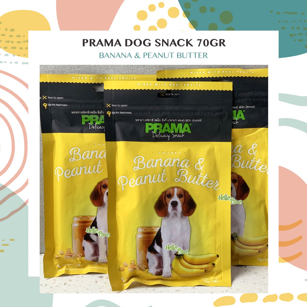 Jual Prama Banana Dog Snack 70gr Snack Cemilan Anjing Rasa Pisang