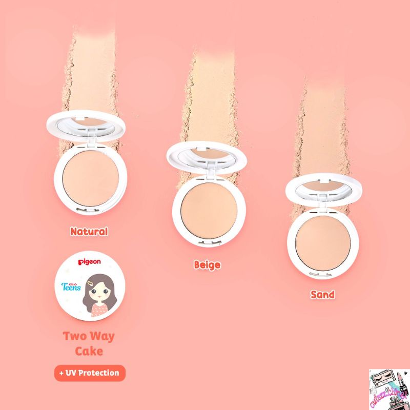 ☃Cutezz_Ching1☃Pigeon Teens Two Way Cake +UV Protection 14g