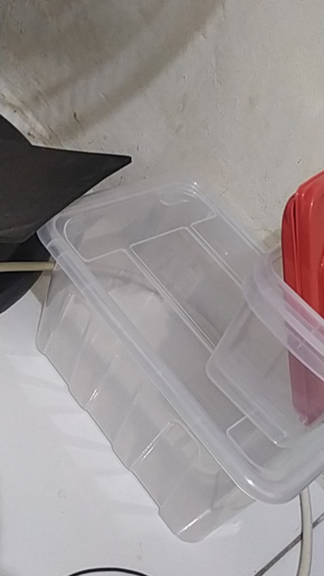 Kotak Penyimpanan Makanan - Kotak Makan Victory Food Box Clear 1000ml (1 Set Isi 3)